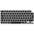 Силіконова накладка xVibe на клавіатуру MacBook New Pro 14.2" 2021-2024 Українскі літери EU Black