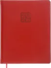 Тижневик датований Buromax 2026 Bravo А4 зі штучної шкіри 136 сторінок Червоний (BM.2780-05)