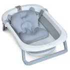 Ванночка дитяча El Camino PLUS Gray складана з термометром Сіра (ME 1151)