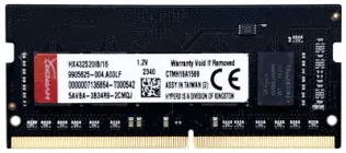 Оперативна пам'ять Kingston HyperX SODIMM DDR4 16Gb 3200Mhz (HX432S20IB/16)