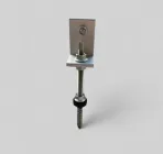 Кронштейн для сонячних панелей, шуруп-гвинт в зборі