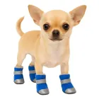 Чобітки для собак на флісі розмір XS 4см х 3,3см сині