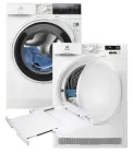 Пральна машина повногабаритна Electrolux EW6F3494ACU + Сушильна машина Electrolux EW6D171YU + З'єднувальна планка з висувною полицею Electrolux E1WYHSK2 (комплект)