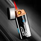 Запальничка usb та газова герб України два режими полум'я US365U1