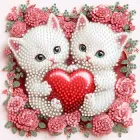 Алмазна мозаїка Strateg ПРЕМІУМ Мурлики на паперовій основі розміром 18х18 см (ZAV1818-27)