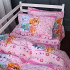 Комплект постільної білизни в ліжечко дитячий Mirson 110х140 см Kids Time 17-0860 Paw Patrol Girl Edition Бязь (2200011860084)