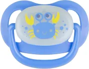 Пустушка силіконова анатомічна Canpol babies Love & Sea 18+ місяців Блакитна (22/508_blu_new)