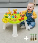 Розвиваючий столик ігровий інтерактивний сенсорний стіл монтессорі рибалка сортер молоточок ігри на розвиток дрібної моторики для малюків від 1 року хлопчика дівчинки батарейки у комплекті
