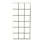 Самоклеюча плитка Біла квадратики 600*300*2мм