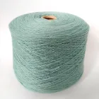 Італійська бобінна пряжа кардний дитячий меринос Casa Del Filato Baby wool Світло-бірюзовий