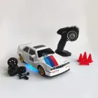 Дрифт машинка БМВ M3 E30 з акумулятором, неоновим підсвічуванням і фарами БМВ, що світяться, для дрифту