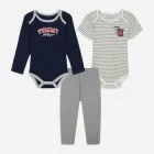Дитячий комплект (боді 2 шт + штанці) для хлопчика Tommy Hilfiger 888378347 80 см Різнокольоровий (1159823169)
