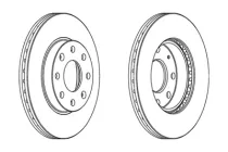 Гальмівний диск Ferodo (DDF1279C)