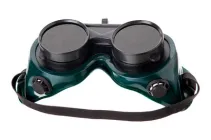 Окуляри зварювальні Intertool відкидні захисні для зварювальника з непрямою вентиляцією прозорі та затемнені (DR-P_33IT)