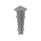 Кут внутрішній до плінтуса Cezar Hi-Line М 201 Білий алюміній