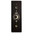 Килимок для йоги EasyFit Moon (замша-каучук) 3 мм чорний (мат-каремат спортивний, йогамат для фітнесу, пілатесу) EF-1926-2