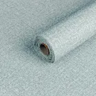 Текстурні шпалери самоклейка для стін Бірюзові 2800х500х1,5мм клейкі рулонні однотонні для кухні ванної