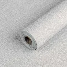 Текстурні шпалери самоклейка для стін Сірі 2800х500х1,5мм клейкі однотонні рулонні для вітальні кухні
