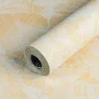 Самоклеючі текстурні шпалери Бежевий мармур під Камінь 2800х450х1,5мм клейкі рулонні з малюнком