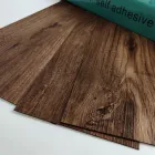 Гнучкий ламінат самоклеючий Дуб Вінілова підлога водостійка ПВХ плитка поштучно 15х91см (002)