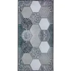 Панелі ПВХ стінові Кам'яні стільники Шестикутники візерунки Набір 6шт. 960*480мм декоративна для стін Сірий