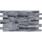 Панелі ПВХ для ванної 960*480мм Сірий дикий камінь стінова декоративна Текстура кам'яна