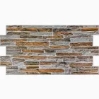 Стінові панелі для ванної ПВХ Набір 6шт. 960*480мм Цегла камінь кладка Мікс для стін кухні декор Коричневий