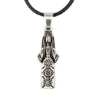 Кулон Захисний Оберіг Сріблення Лялька Мотанка 3,9x1,1x0,27cm Подарункова упаковка (27969)