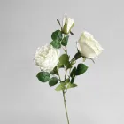 Штучна гілка троянди Девіда Остіна айворі VR 1002