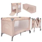 Манеж дитячий ігровий MoMi Belove манеж ліжко дитяче манеж для ігор та сну ліжко-манеж 120 x 60 см бежевий