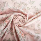 Тканина бавовна сатин для постільної білизни, натуральна тканина, білизна постільна, 120 гр/м2 ВТ-405-A літо персик 5135160