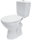 Унітаз-компакт CERSANIT Mito PRESIDENT 768 011 3/6 K08-177 з бачком та сидінням поліпропілен з металевим кріпленням
