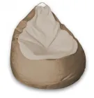 Крісло мішок MrBean Преміум L Кавовий/Бежевий (bbl293+705)