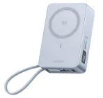 Магнітна батарея (повербанк) UGREEN MagFlow 20 000mAh Power Bank Qi2 25W з вбудованим кабелем та дисплеєм для iPhone 17-12 Series