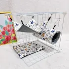 Набір аксесуарів для гризунів, комплект з гамака, трека та килимка для хомʼяків, морських свинок