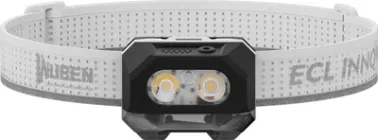 Ліхтар налобний Wuben H4, 800 лм, 66 м, 90 год, 1700 мА·г, біле та червоне світло, водонепроникний, IP68 Чорний (6971196512681)
