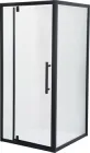Душова кабіна AQUASTREAM Ethos 90S Swing All Blacks без піддона
