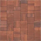 Плитка тротуарна Лайнстоун-20 6 см, гранат