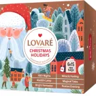 Святкова колекція чаю Lovare Cristmas Holydays Асорті 90 пакетів 6 видів по 15 шт (4823115406101)