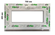 Biкно 700х400 мм на 2-скла стандарт Jetta