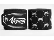 Бінті VENUM Monogram Boxing Hand Wraps 4,05 м (160') чорний/білий (5872)