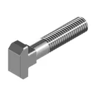 Болт Т-подібний DIN186B М8х20 сталь 8.8 цинк білий повна різьба (100шт.) [5S72000005S7082020] Metalvis
