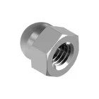 Гайка ковпачкова М8 DIN1587 нержавіюча сталь крок 1,25 під ключ 13мм нержавійка (200 шт.) [N6KL0000N6KL080001] Metalvis