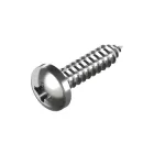 Саморіз DIN7981 2,9х13 PH1 цинк білий повна різьба напівкругла головка (1000шт.) [805200000805291320] Metalvis