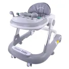 Ходунки дитячі музичні з брязкальцем і підсвічуванням (BW109) сірі