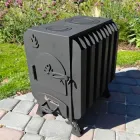 Піч Буржуйка Вогонь «Батарея» з вторинним допалюванням пічних газів, сталь 4 мм