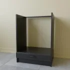 Тумба під духовку 60 см МДФ без стільниці (К-56) Чорний