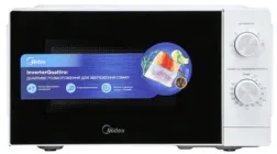 Мікрохвильова піч Midea MM7P012MZ-W (біла, інвертор)