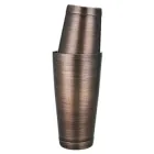 Барний шейкер для коктейлів BarTrigger, 28/18 унцій, мідного кольору з обтяжувачем