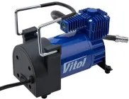 Автокомпресор Vitol К-55 150 psi 23 A 50 л шланг 5 м з дефлятором клеми (K-55)